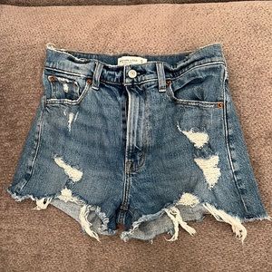 Abercrombie Jean Shorts “The Mom Short”